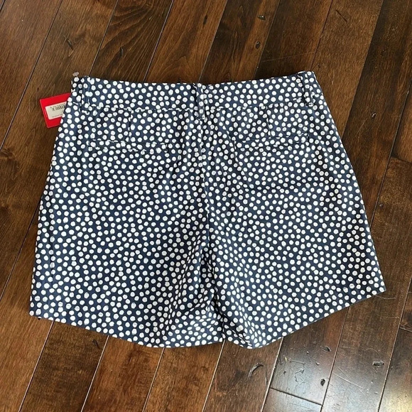 Spanx 6" Sunshine shorts Navy dot Pull On Pockets Women’s Size M 50213R NWT - Picture 10 of 13